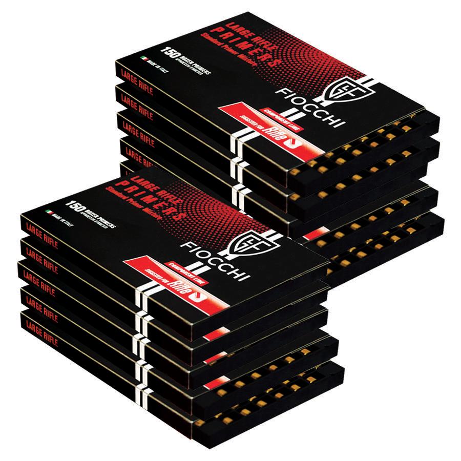 Fiocchi Large Rifle Primers 1500 per Box Fiocchi Large Rifle Primers 1500 per Box