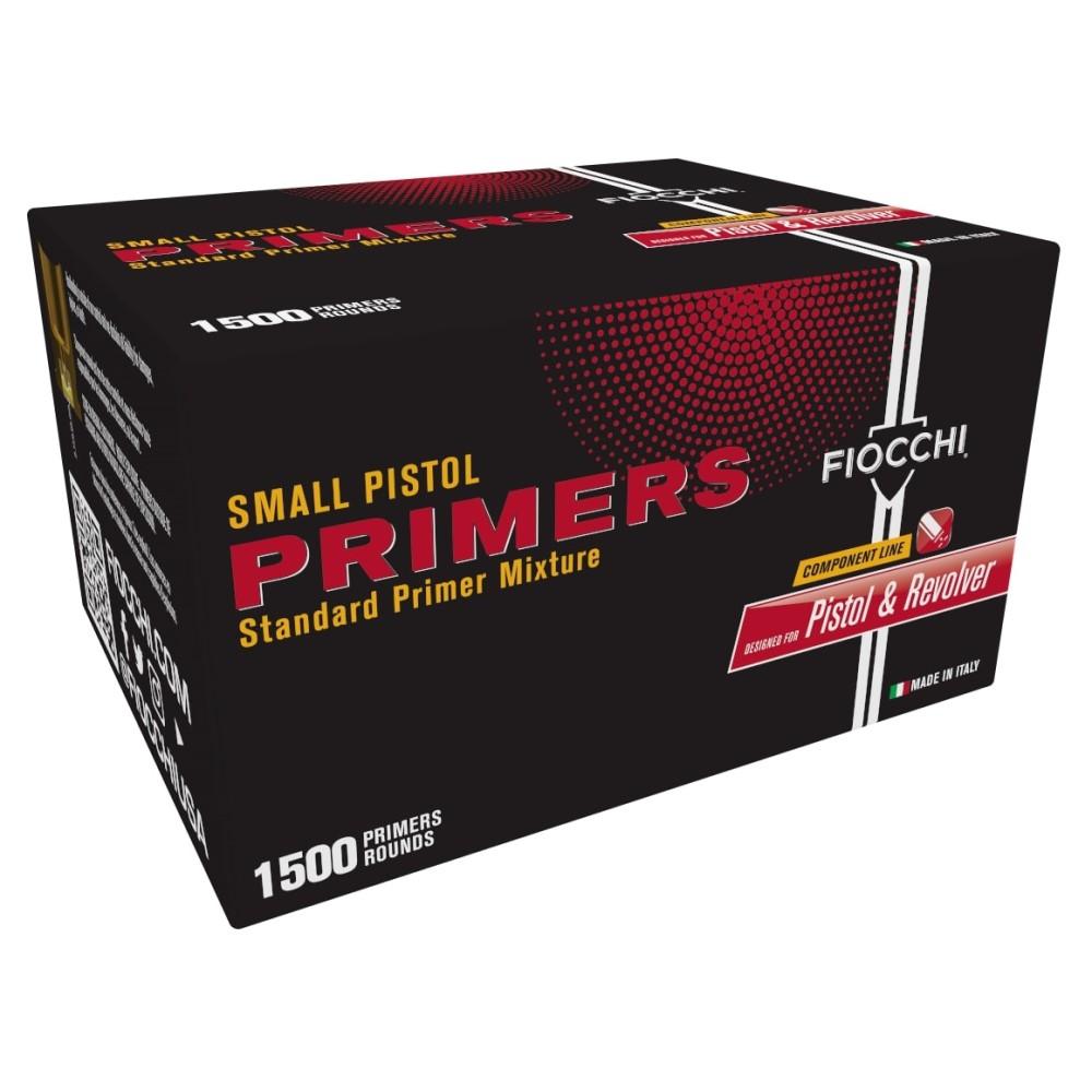 Fiocchi Ammunition Fiocchi Small Pistol Primers 1500 per Box