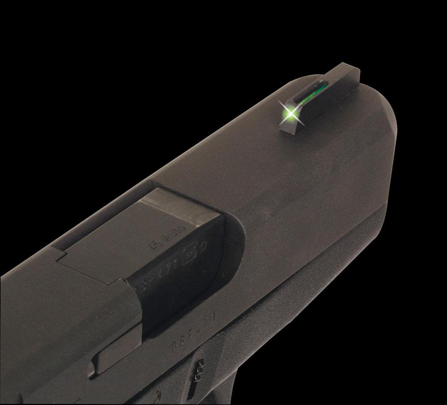 TRUGLO TFO Tritium/Fiber-Optic Day/Night Sights Fit Ruger (FRONT ONLY) SR9 / SR9C SR40 /