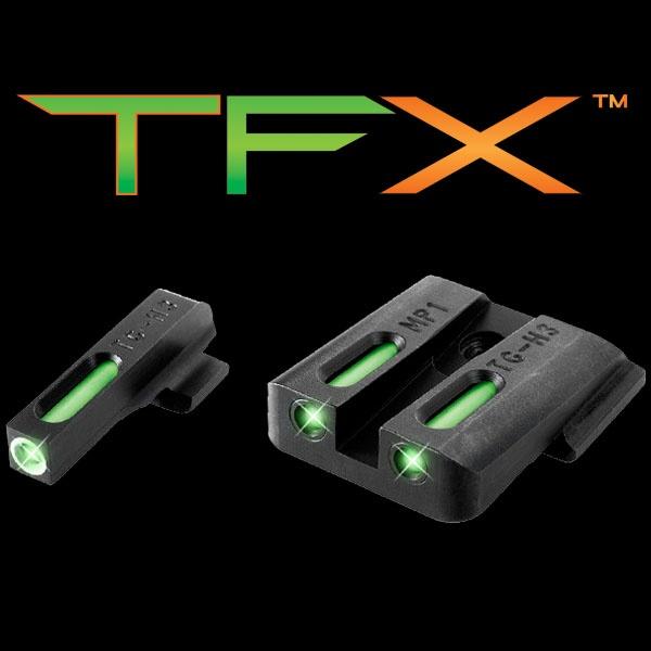 TRUGLO TFX Tritium/Fiber-Optic Day/Night Sights S&W M&P (including SHIELD &