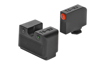 TRUGLO Tritium Pro Sight Set Green with Orange Front and Green Back for Glock