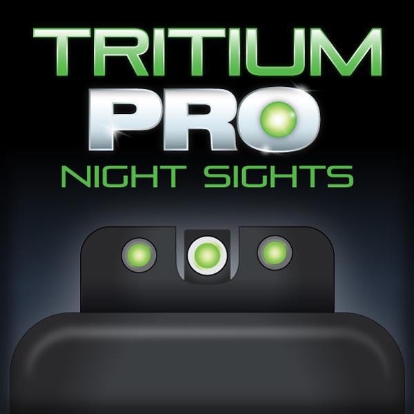 TRUGLO Trit Pro For S&w M&p Set Wht
