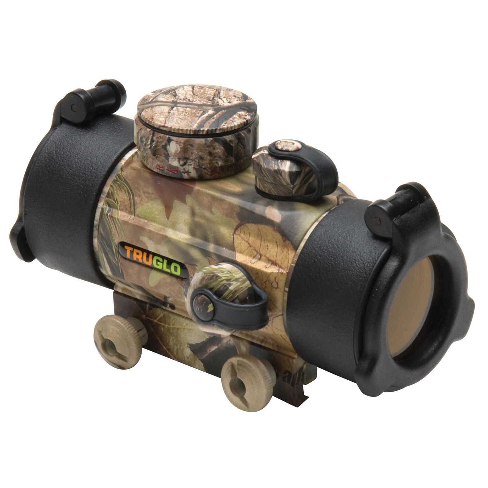 TRUGLO Traditional Red Dot Sight - 1x30mm 5 MOA Dot Size - APG Camo