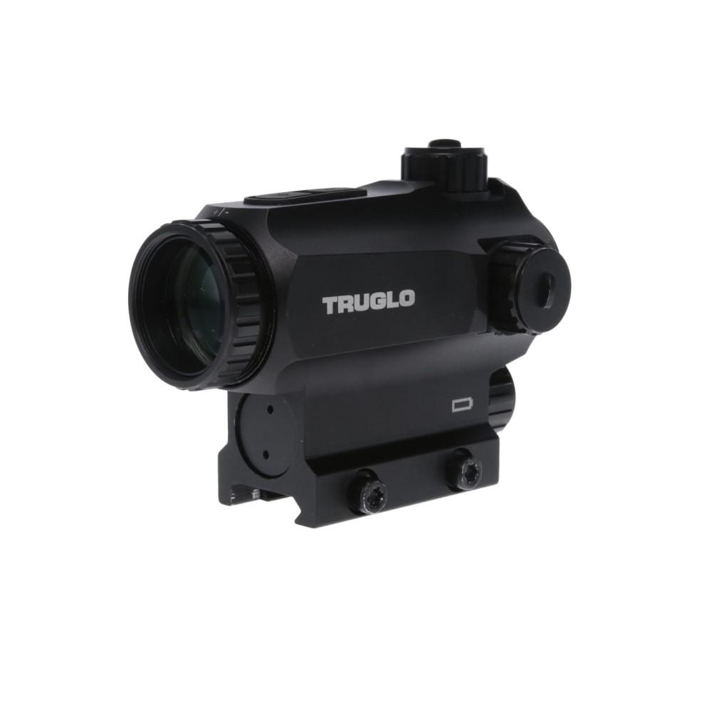TRUGLO Prism Red Dot Sight 25mm 6 MOA Illuminated Black