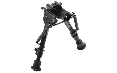 TRUGLO Tac-Pod Adjustable Bipod with Fixed Base - Adjustable from 6-9"