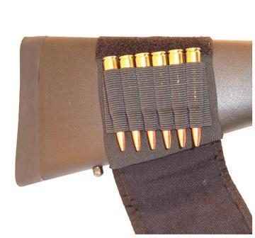 Grovtec Us Inc. Grovtec Buttstock Cartridge Shell Holder Rifle with Flap Brown