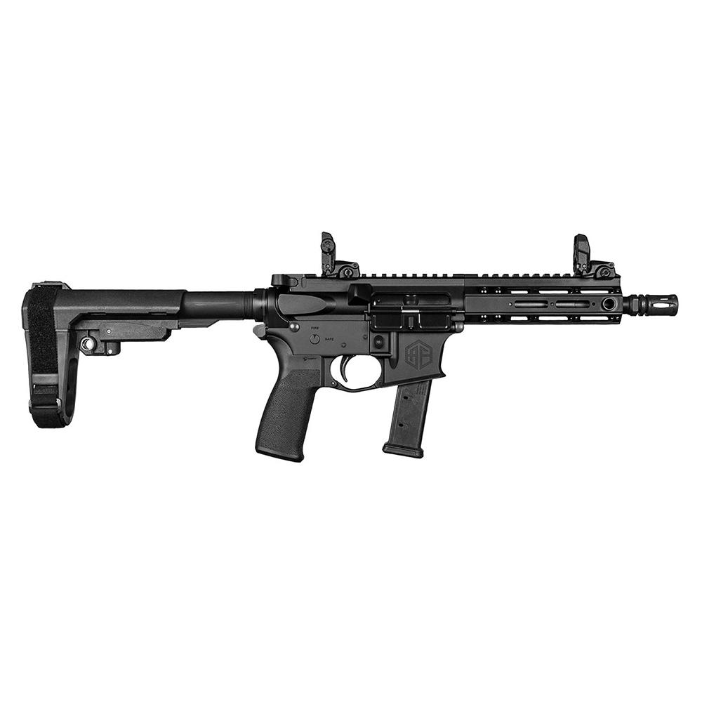 Alpha Foxtrot Alpha AF9-G Handgun 9mm Luger 20rd Magazine 7.5" 1/2x28 Threaded Barrel with SBA 3 Brace