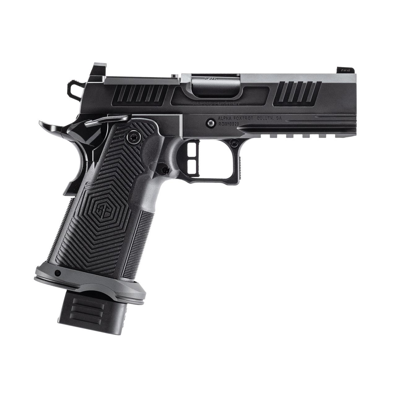 Alpha Foxtrot Alpha AF1911-Romulus MOS Adapter Handgun 9mm Luger 17(1) & 20rd(1) Magazines 4.25"