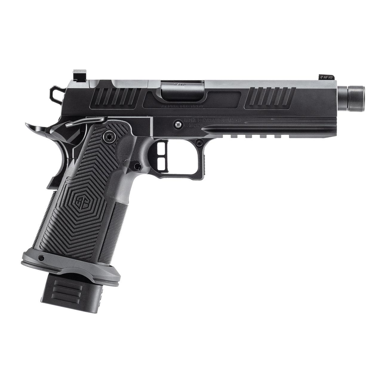 Alpha Foxtrot Alpha AF1911-Romulus MOS Adapter Handgun 9mm Luger 17(1) & 20rd(1) Magazines 5"