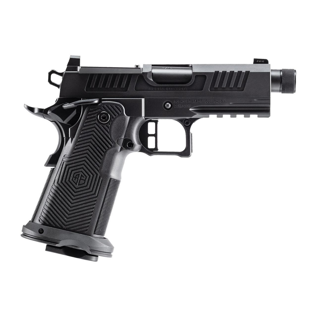 Alpha Foxtrot Alpha AF1911-Romulus Handgun 9mm Luger 17rd (1) & 20rd (1) Magazine 3.5"Threaded