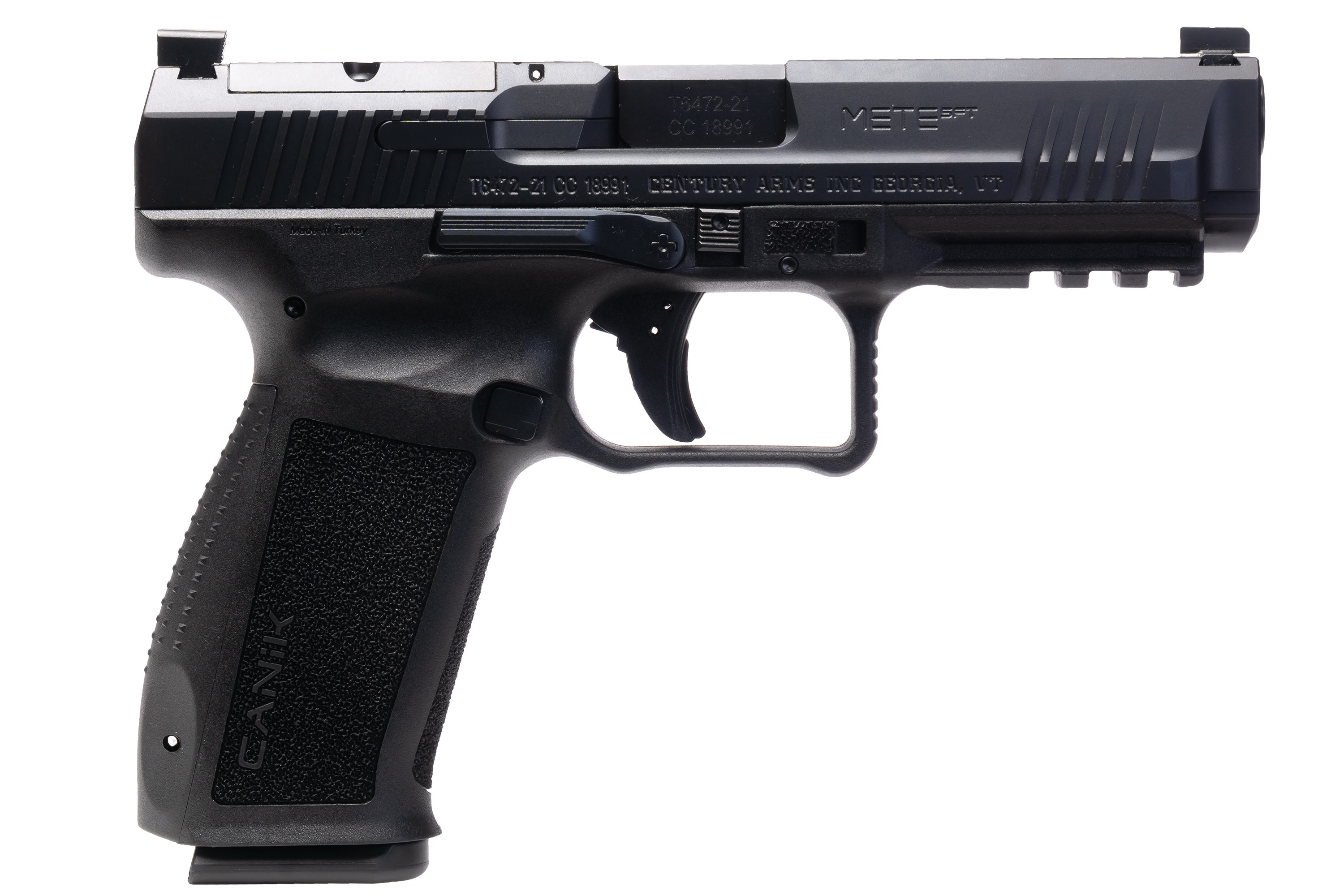 Century Arms Canik Mete SFT One Handgun 9mm Luger 18rd Magazine 4.46" Barrel Black