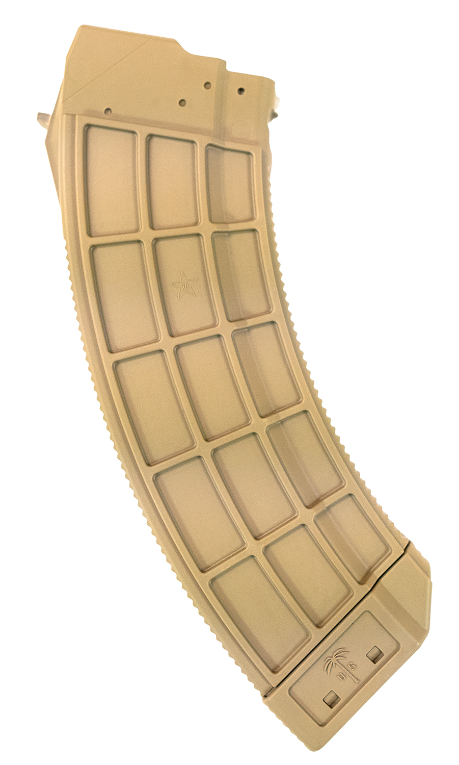 Century Arms Century US Palm AK30 Magazine w/Steel Latch FDE 7.62x39mm 30/rd