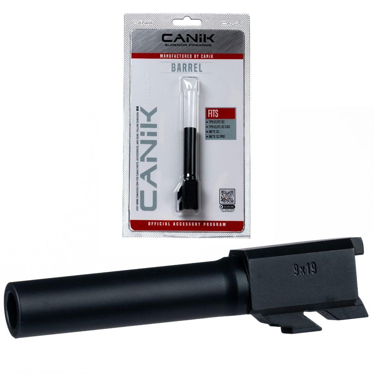 Century Arms Canik Steel Drop in Barrel for Select 9mm Canik Pistols Sub Compact Black