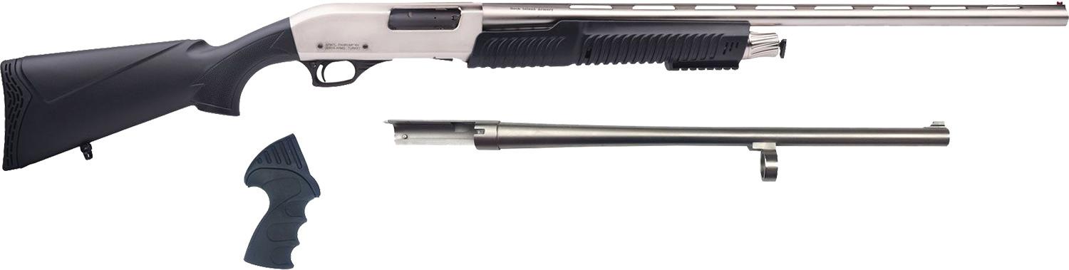 Rock Island Armory RIA 3-N-1 12G Chrome Shotgun 18.5/28 5RD