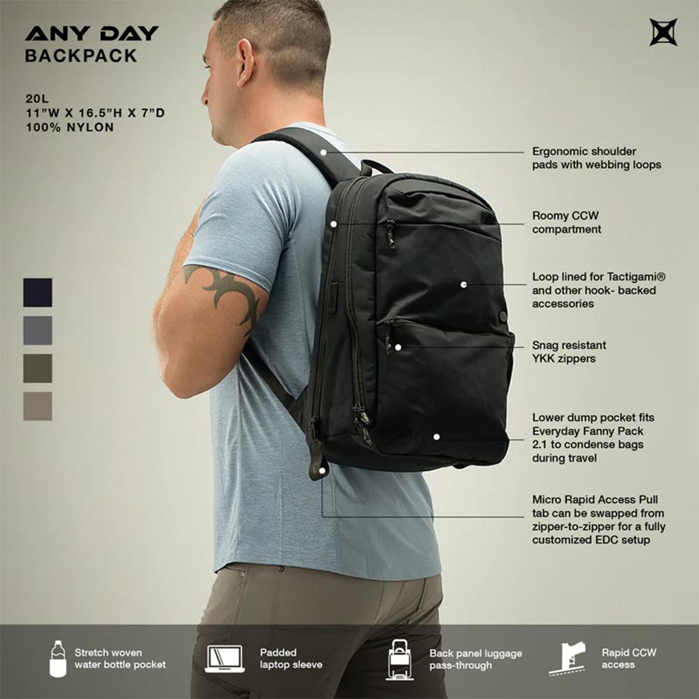 VertX Any Day Backpack Outpost Tan VertX Any Day Backpack Outpost Tan