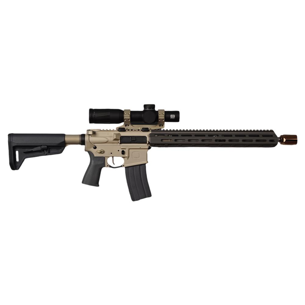 Q LLC Q Sugar Weasel Rifle 5.56 NATO 10rd Magazine 16" 1/2x28 Threaded Barrel Black CA - OPTIC