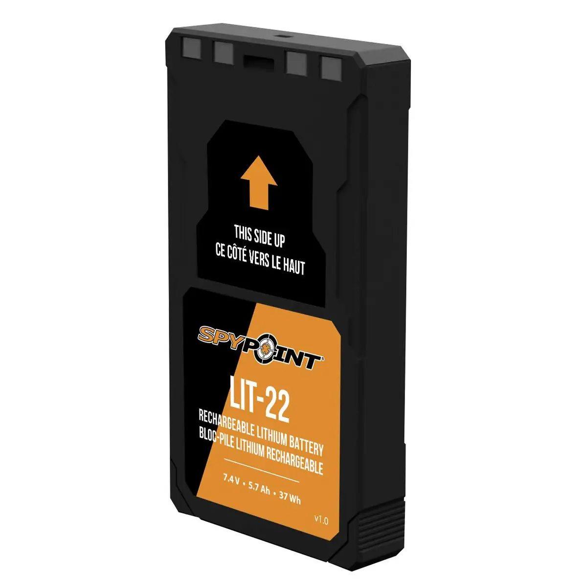 GG TELECOM /SPYPOINT Spypoint LIT-22 Rechargeable Battery for Spypoint FLEX Trail Cameras - Twin Pack