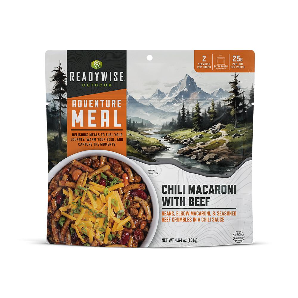 ReadyWise Company ReadyWise CP Chili Mac with Beef Single Serve