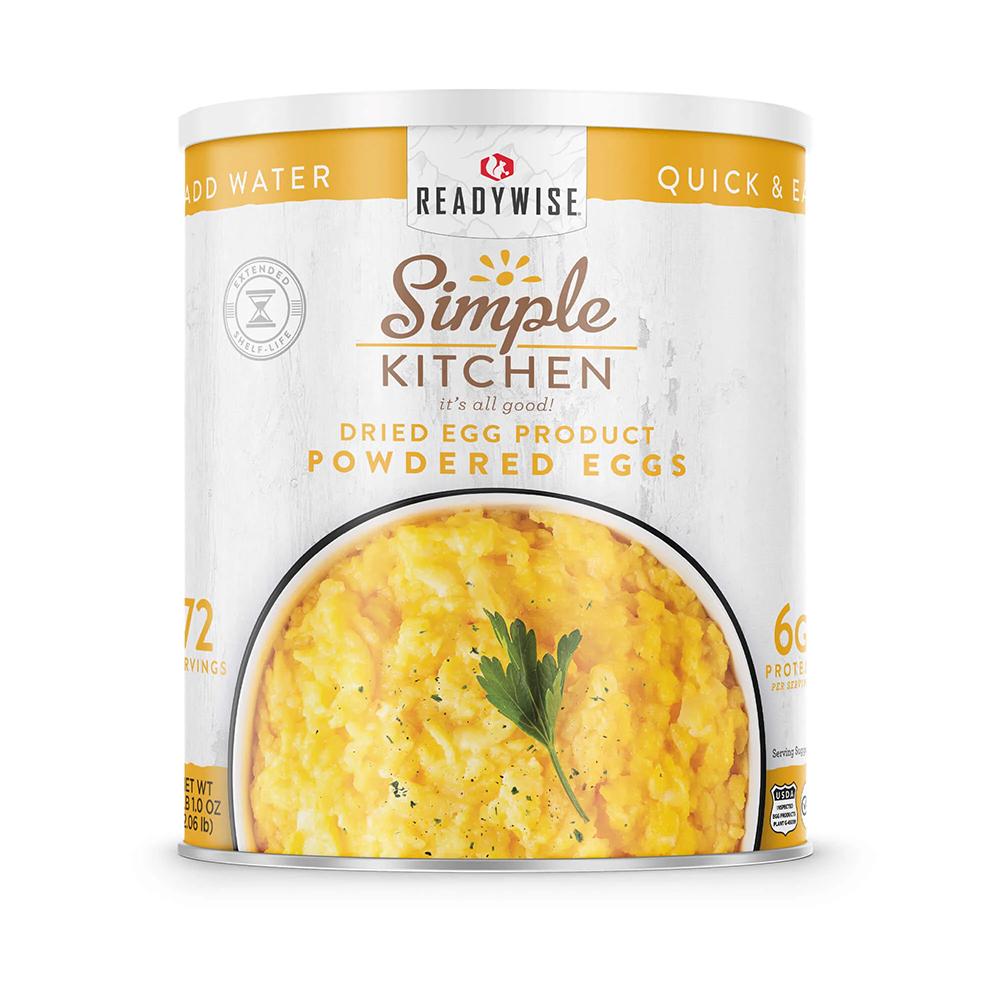 ReadyWise Company ReadyWise Simple Kitchen Powdered Eggs - 72 Serving Can