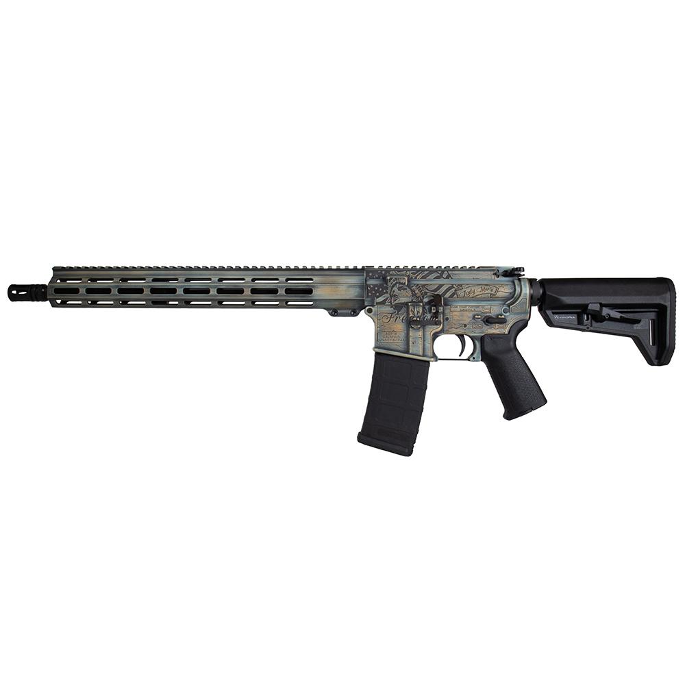 Shark Coast Tactical Shark "Liberty AR Patina" AR-15 Rifle 5.56mm 30rd Magazine 16" Barrel 15" M-LOK Handguard