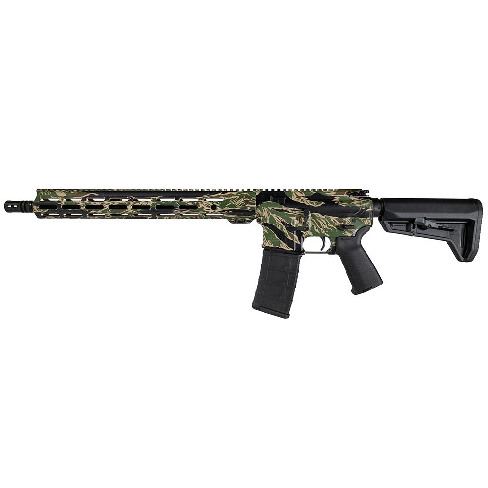 Shark Coast Tactical Shark "Tiger Stripe" Rifle 5.56mm 30rd Magazine 16" Barrel 15" M-LOK Handguard