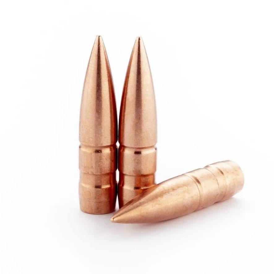Lehigh Defense LLC Lehigh .264 cal 110gr Match Solid Lead-Free Target Rifle Bullets 50/rd