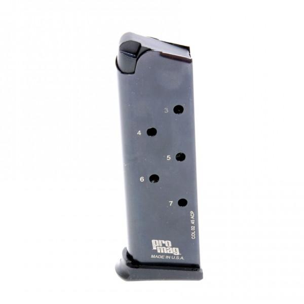 Promag Mfg. Inc. Promag Steel Handgun Magazine 1911 Government .45 ACP Blued 7/r