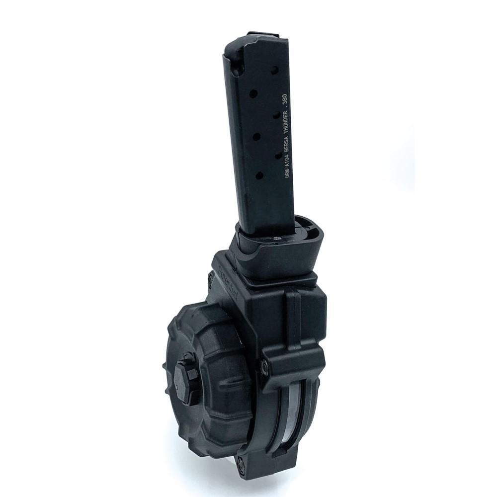 Promag Mfg. Inc. Promag Bersa Thunder Handgun Magazine Drum Black .380 ACP 30/rd