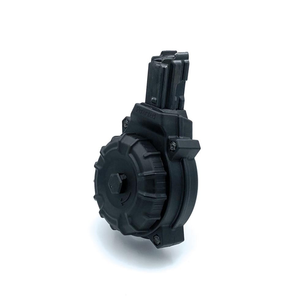 Promag Mfg. Inc. Promag MP5/PTR9 Handgun Magazine Drum Black 9mm Luger 50/rd
