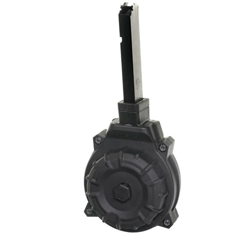 Promag Mfg. Inc. Promag Hi-Point 4595TS Magazine .45 ACP Black Polymer Drum 40/rd