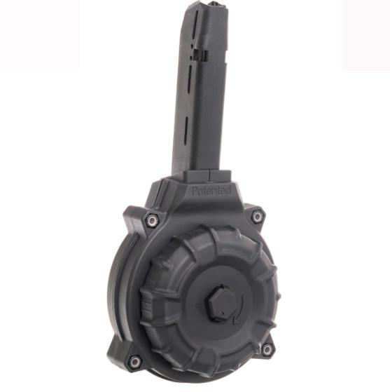 Promag Mfg. Inc. Promag Handgun Magazine Drum Black Polymer For Glock 22 / 23 .40 S&W 50/rd