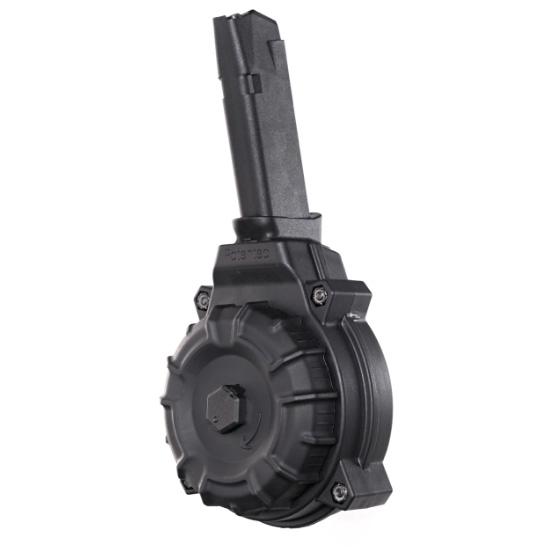Promag Mfg. Inc. Promag Handgun Magazine for Glock 48/43X Black Polymer Drum 9mm Luger 50/rd