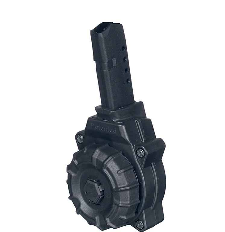 Promag Handgun Drum Magazine Fits GLOCK 42 .380 ACP - Black Polymer 32/rd Promag Handgun Drum Magazine Fits GLOCK 42 .380 ACP - Black Polymer 32/rd