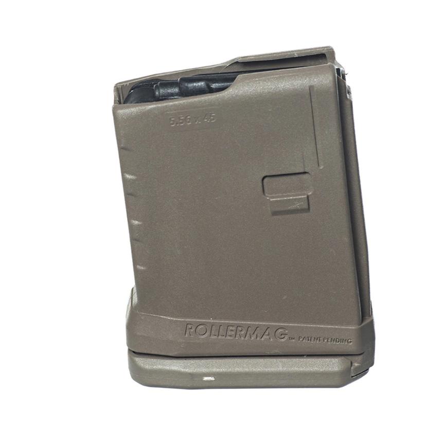 Promag Mfg. Inc. Promag AR-15 Polymer Magazine For AR-15 5.56mm Roller Follower - 5/rd Flat Dark Earth