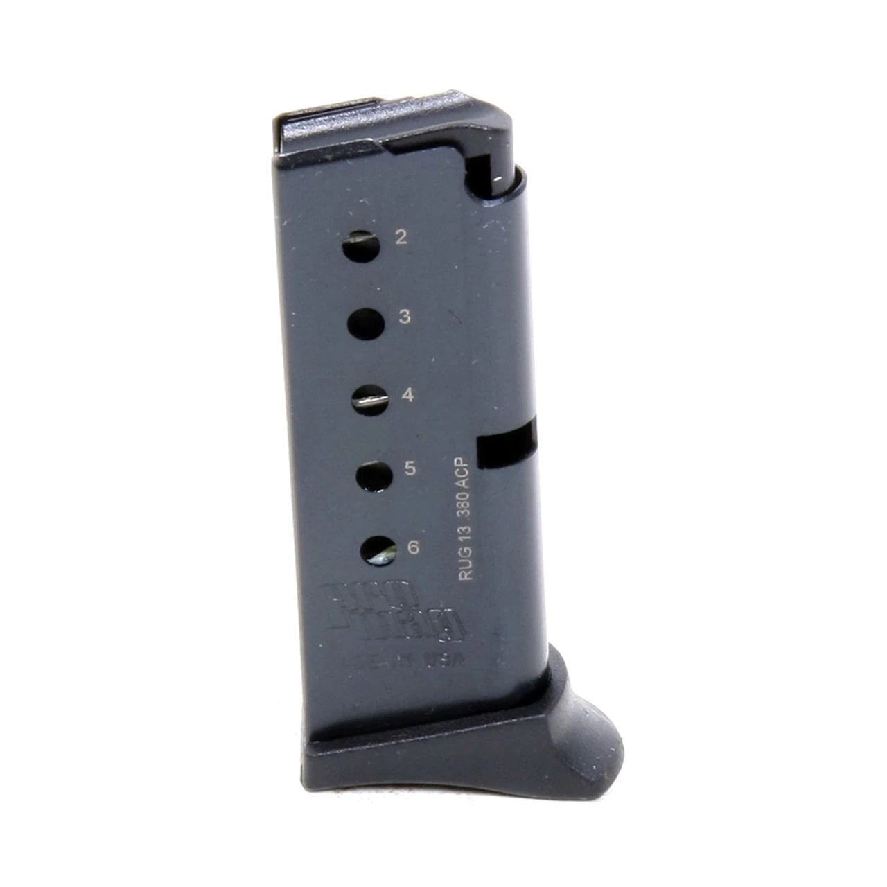Promag Mfg. Inc. Promag Ruger LCP Handgun Magazine Blued Steel .380ACP 6/rd