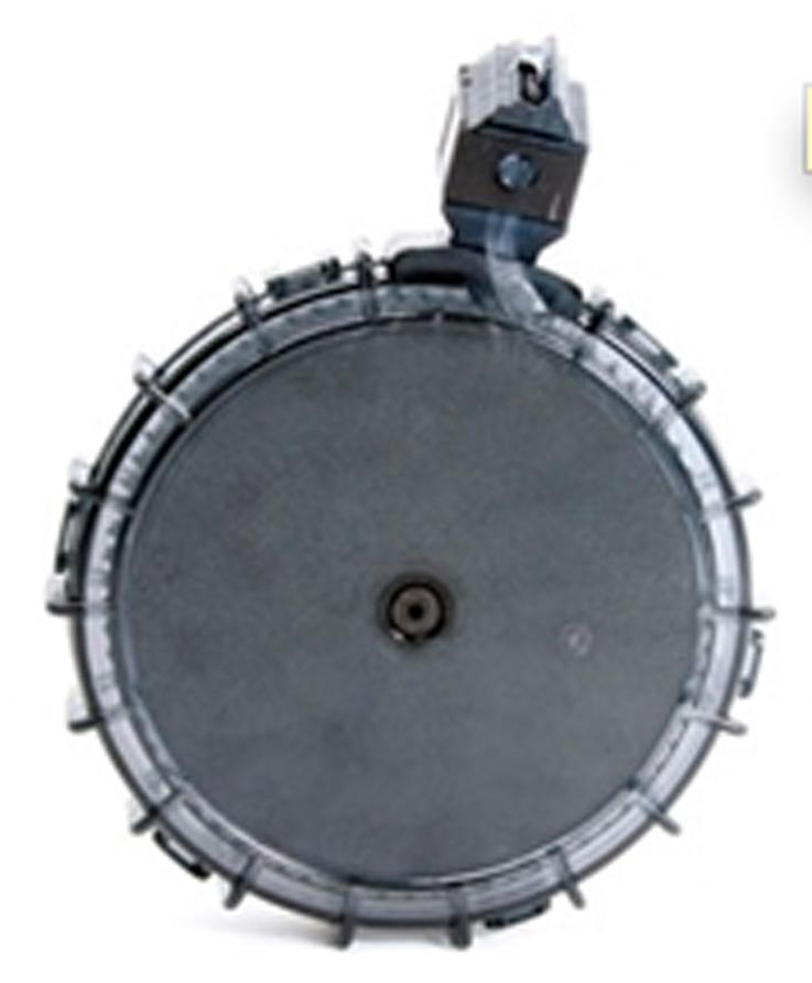 Promag Mfg. Inc. Promag Drum Magazine for Ruger 10/22 Charger .22LR 70/rd Smoke Polycarbonate