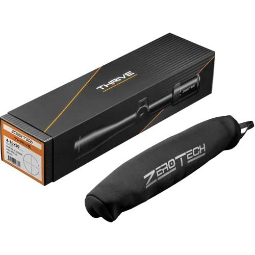 ZeroTech Thrive Rifle Scope 4-16x50 30mm SFP MilDot MOA Non-Illum Black ZeroTech Thrive Rifle Scope 4-16x50 30mm SFP MilDot MOA Non-Illum Black