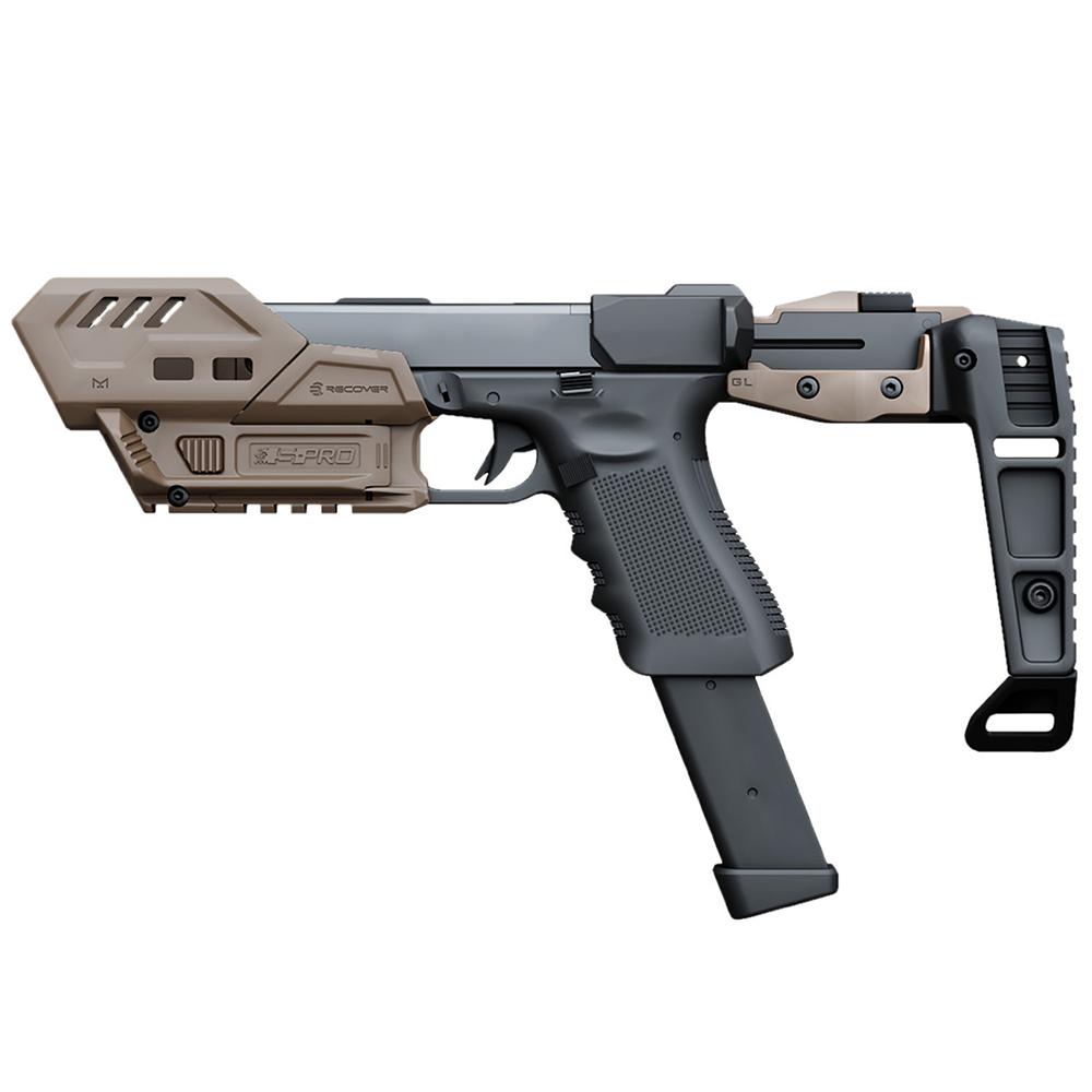 Recover Tactical Recover S-PRO MG Conversion Kit for Glock G17/G19/G19X/G24/G25 Tan