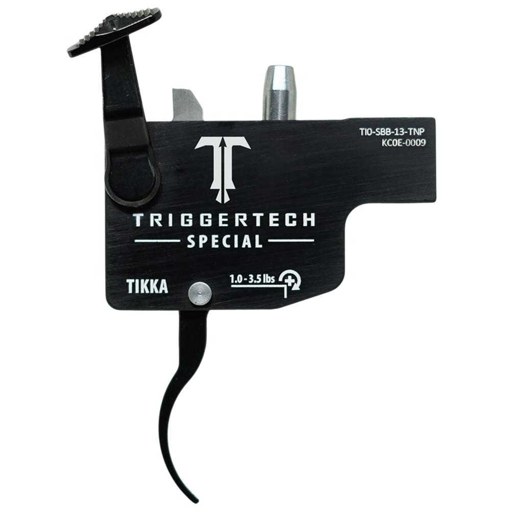 TriggerTech Special Tikka Rifle Trigger 1-3.5 lbs Curved Right Hand Black