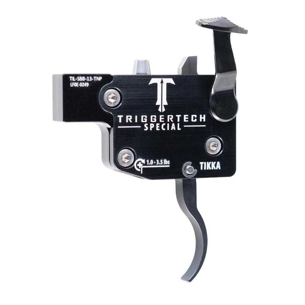 TriggerTech Special Tikka Rifle Trigger 1-3.5 lbs Curved Left Hand Black