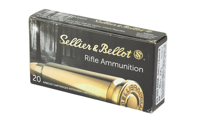 Sellier & Bellot Rifle Ammunition .22-250 Rem 55 gr SP 20/ct Sellier & Bellot Rifle Ammunition .22-250 Rem 55 gr SP 20/ct