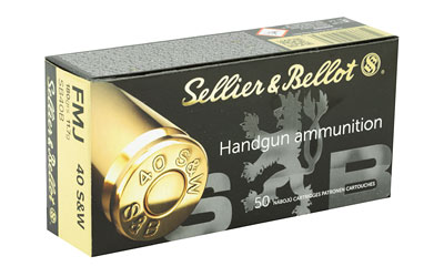 Sellier & Bellot Pistol & Revolver Ammo .40 S&W 180 gr FMJ 50/ct Sellier & Bellot Pistol & Revolver Ammo .40 S&W 180 gr FMJ 50/ct