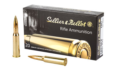 Mag-Tech/Sellier- Bellot Sellier & Bellot Rifle Ammunition 7.62x54R 180 gr 2580 fps FMJ 20/ct
